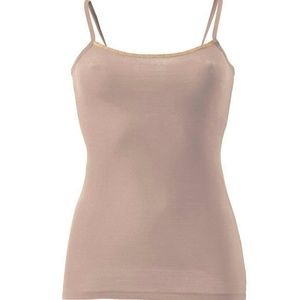 Damart French Neck Thermal Cami Black 2X New